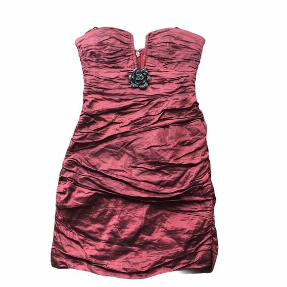 BCBG MaxAria Ruby Red Tristina Dress - Picture 2 of 6